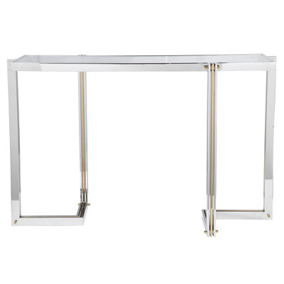 Kehlani 50.75'' Glass Top Console Table