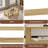 Modern Design 48 Inch Rectangular Coffee Table,2-Tier MDF Rectangle Coffee Table