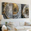 Série ABSTRACT CCLI - Toile tendue sur mesure - 3 pièces-1825205703