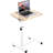 Overbed Table Height Adjustable With Tilting Desktop Bed Side Table With Wheels Lockable Rolling Standing Laptop Desk Hospital Bed Table-929888992