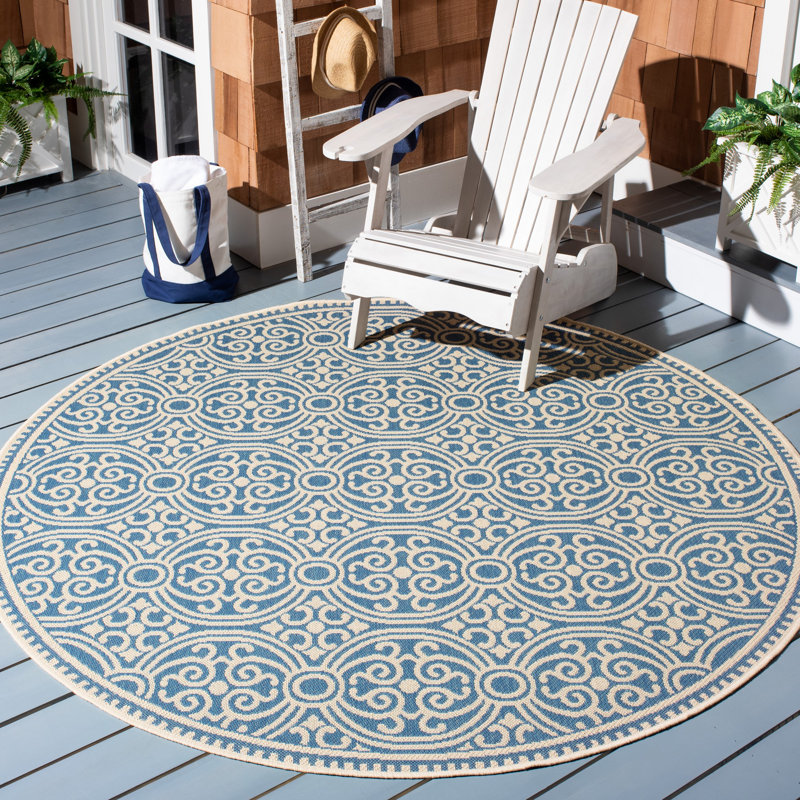 Tapis d'intérieur / extérieur Frankee Performance, Rond 4 pi