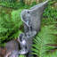 Fontaine de jardin en résine avec lumière