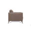 Canapé en cuir taupe Malaga (assemblé)