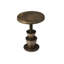 Table d'appoint en aluminium Balter, laiton antique