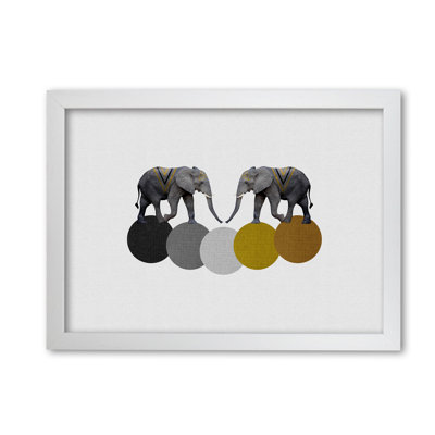 Tribal Elephants - Print