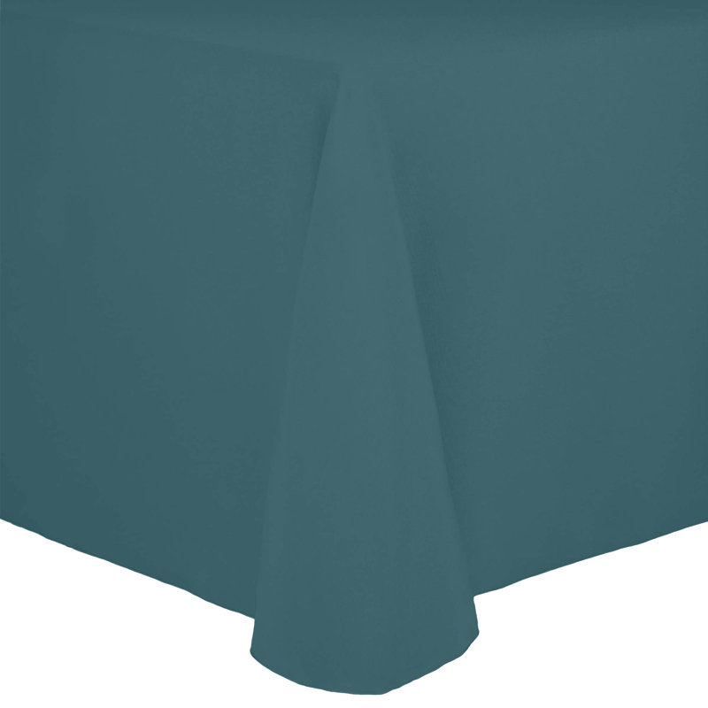 Solid Color Round Tablecloth, 108" x 156", 3, Slate