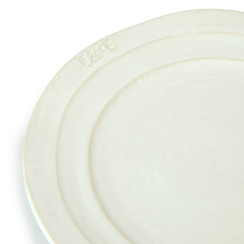 Assiette Okane, Blanc