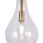 Goetz Modern Gold 1-Light Glass Pendant