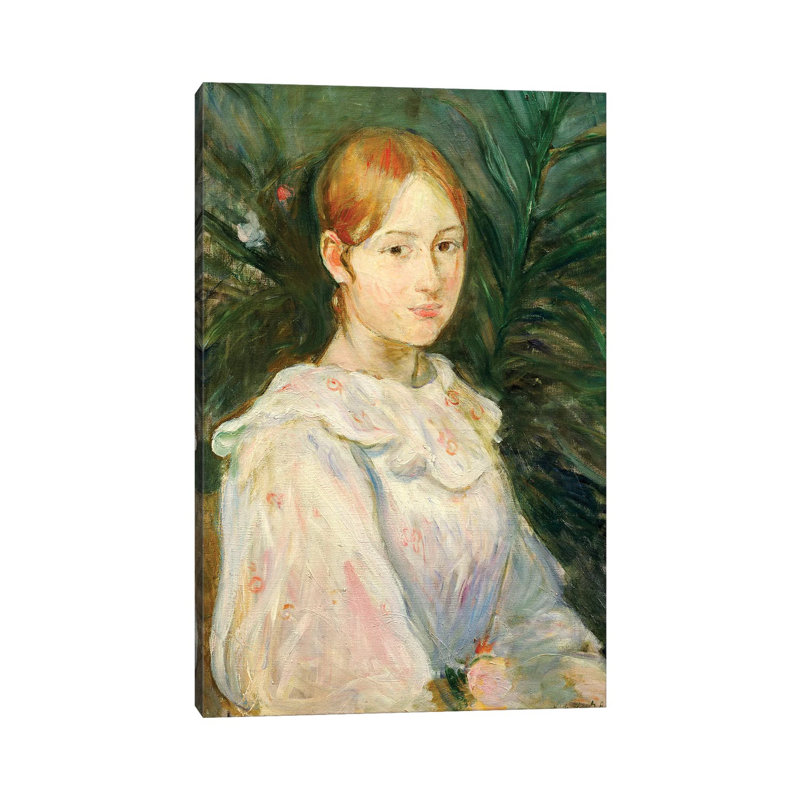 Alice Gamby by Berthe Morisot - Wrapped Canvas Painting, 30.48cm H x 20.32cm W x 1.91cm D