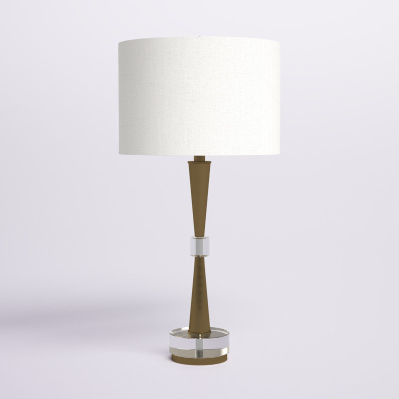 Willis Modern 26.2" Gold/Clear Standard Table Lamp