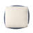 Dillon Transitional Jute Bordered Cotton Handmade Ottoman Pouf-516045779