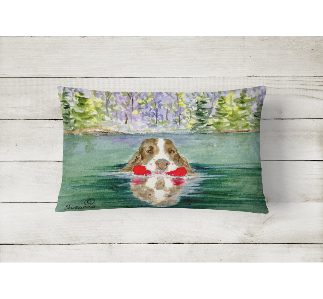 Springer Spaniel Indoor/Outdoor Throw Pillow Caroline's Treasures