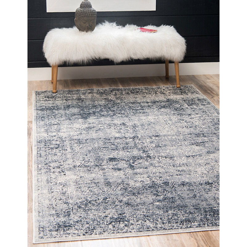 Tapis oriental gris Parrado, Rectangle 8 pi x 10 pi