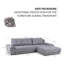 Sabria 3 Seater Sofa Bed-593807117