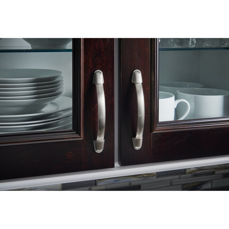 Buckle 5 1/16" Center to Center Bar pull, Brushed Satin Nickel