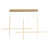 59 Inch Modern Line Rectangle LED Pendant Light Aluminum Suspension Dimming Island Kitchen Light-1944409431