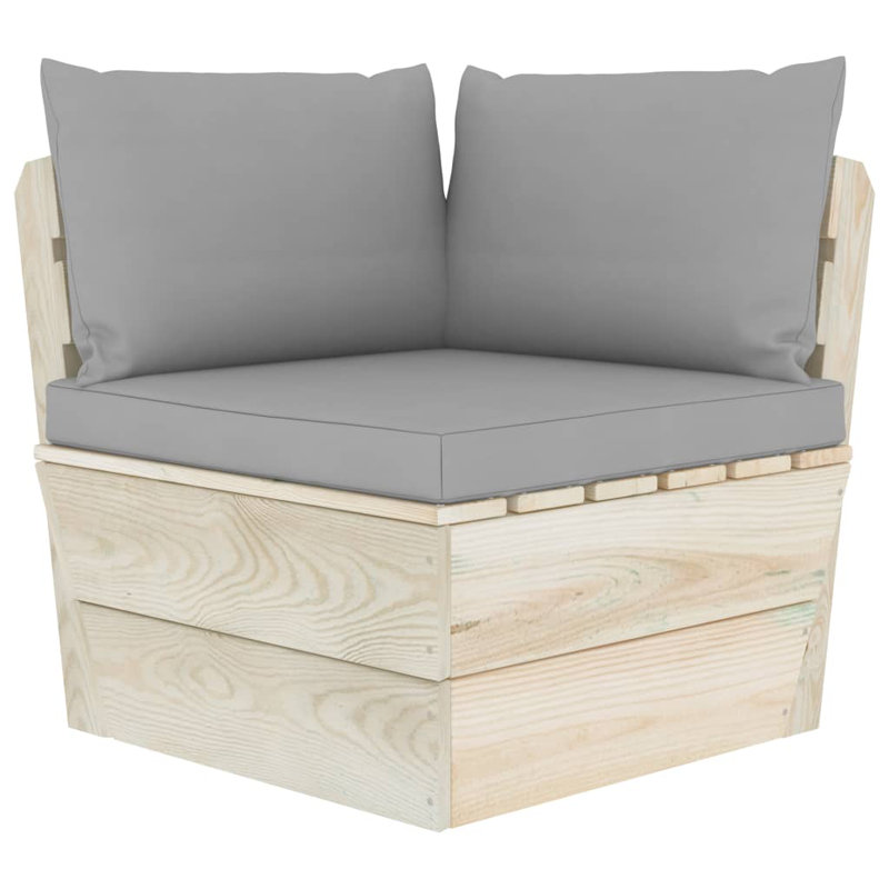 Coussin de siège / dossier d'extérieur, Gris