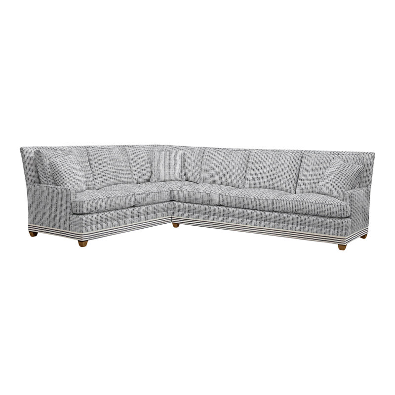 Riverside Chaise Sectional, Callaloo Cotton, No, Casa Blanca