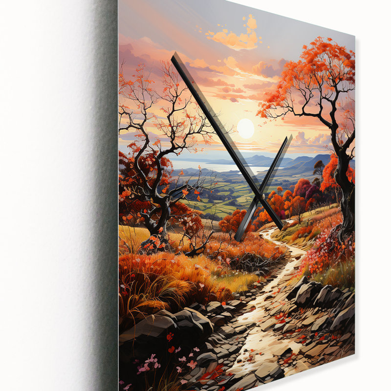 Horloge murale paysage et nature, Petit