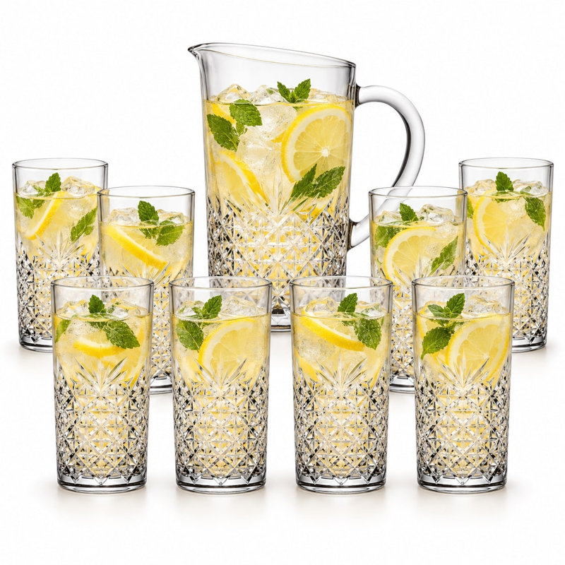 TIMELESS Drinking Glass Set, Set of 8