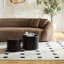 Rectangular Coffee Table with Manufactured Wood Table Topand Shelf-398701889