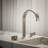 Components Bathroom Sink Spout with Ribbon Design-93275397