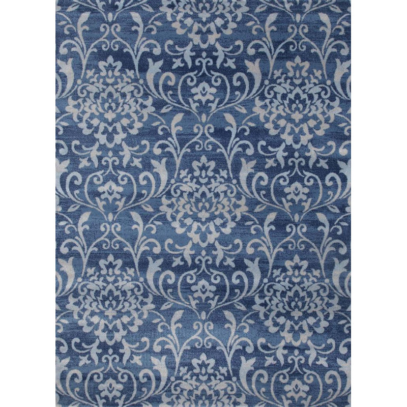 Tapis décoratif à motif floral Mathis