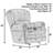 Aeryona Italian Leather Match Rocker Recliner
