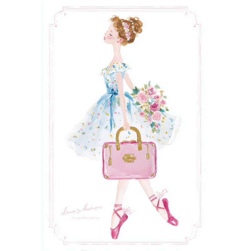 Art mural sur toile Parisian Poise, H 40 po x l 30 po x P 1,5 po
