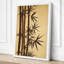 Bamboo in Ink Japandi - Wrapped Canvas-1313062457-1313062459