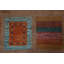 Tapis gris terre fait à la main 3 x 6 Gabbeh
