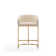 Lioba Upholstered Counter Stool with Metal Frame