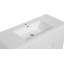 Meuble-lavabo simple 47,24 po avec plateau en résine Raiqa