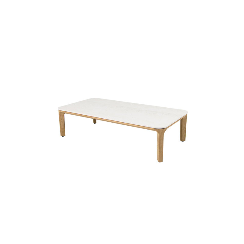 Aspect Outdoor Coffee Table, Travertine Look
