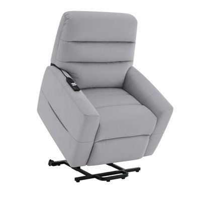 Freddie Gray Leather Aire Power Motion Recliner W/Lift