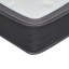 Très grand lit Matelas, mousse viscoélastique imprégnée de gel et ressorts ensachés, blanc / gris - plateau Euro pour plus de soutien, réduction de la rayonne en matière inflammable, différentes tailles de repose-pieds, po, mousse, conception à ressorts, barrière,