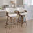 Modern Upholstered Counter Stools, 26 Inch Swivel Bar Stools With Hollow Back And Wooden Legs For Kitchen Island,Kitchen Bar Height Stools-295180636-285656374
