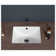Hewei 14'' White Ceramic Rectangular Bathroom Sink with Overflow