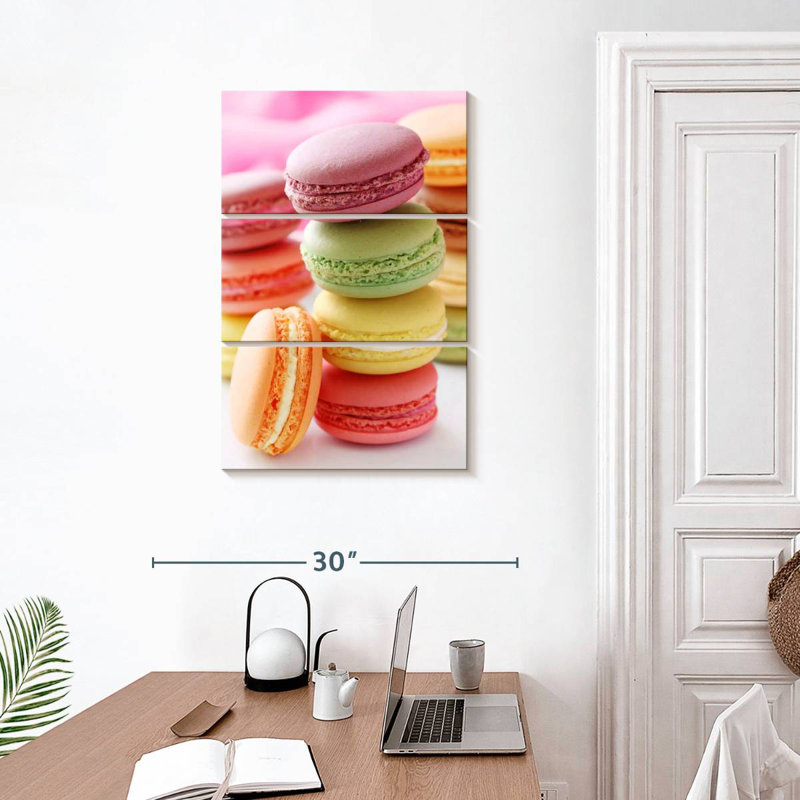 Flavored Macarons, 32" H x 20" W