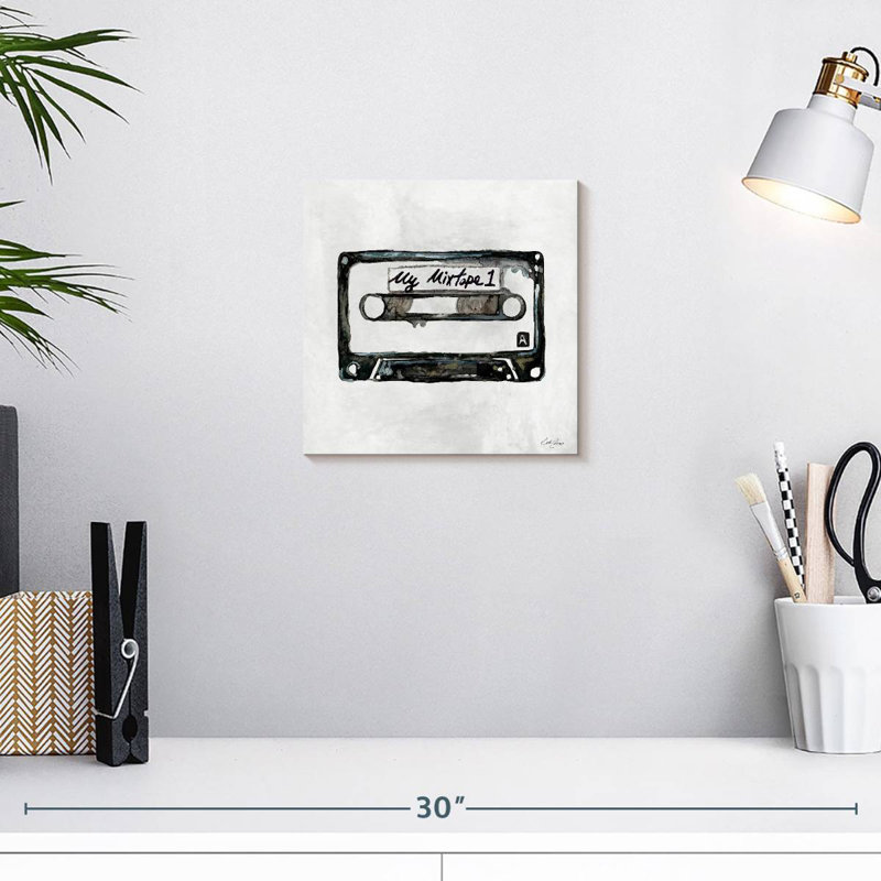 Abarca Retro Cassette I, H 10 po x l 10 po