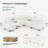 Elara 97'' Modern Sectional Sofa With Hidden Storage-122070594