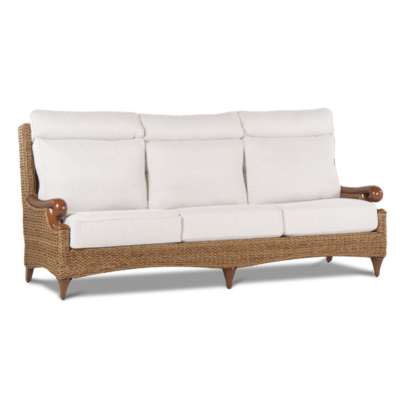 Brookside Outdoor 3 - Seat Patio Sofa, Nurture Pebble