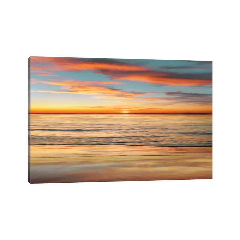 Surf And Sand by John Seba - Gallery-Wrapped Canvas Giclée on Canvas, Wrapped Canvas, 20.32 cm H x 30.48 cm W