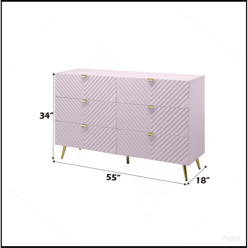 Commode rose Gaines