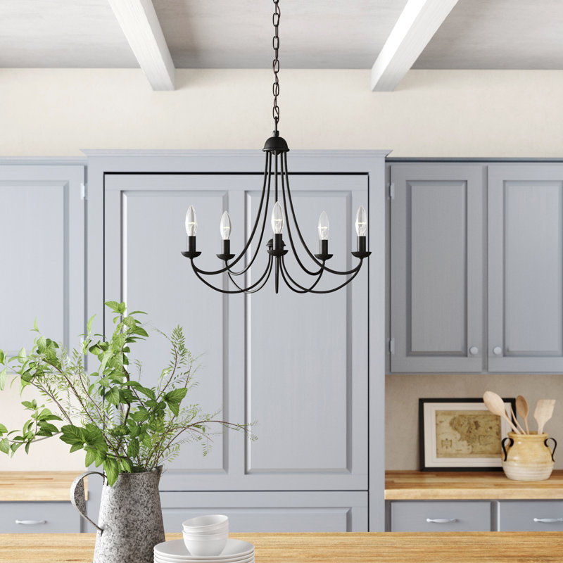 Aveline Drea Candle Style Classic Chandelier, 5 Light