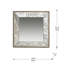 Miroir suspendu 24 po x 24 po x 2 po Dorthea, brun