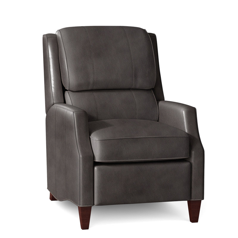 Mauney Recliner, Cobblestone, Manual, Empyrean Tweed Genuine Leather