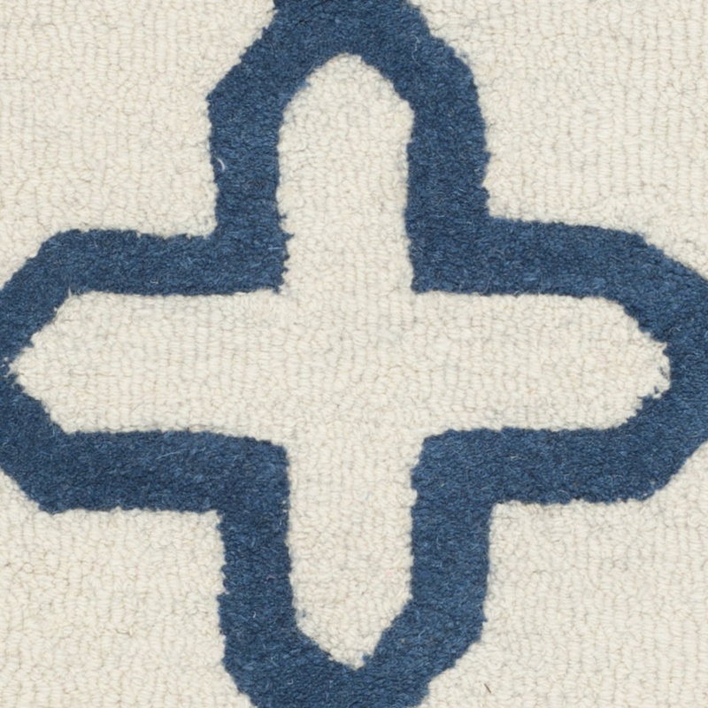 Cambridge Hand Tufted Wool Geometric Rug, 2'6" x 4'