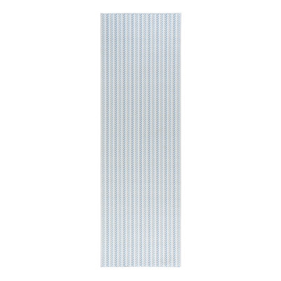 Lowell Blue Machine Washable Rug