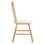 Ensemble de table de salle à manger rectangulaire, table de salle à manger de ferme avec pieds en bois massif et chaises à dossier à lattes Windsor pour cuisine / salle à manger / chambre d'amis-691036797-691036792-691036791